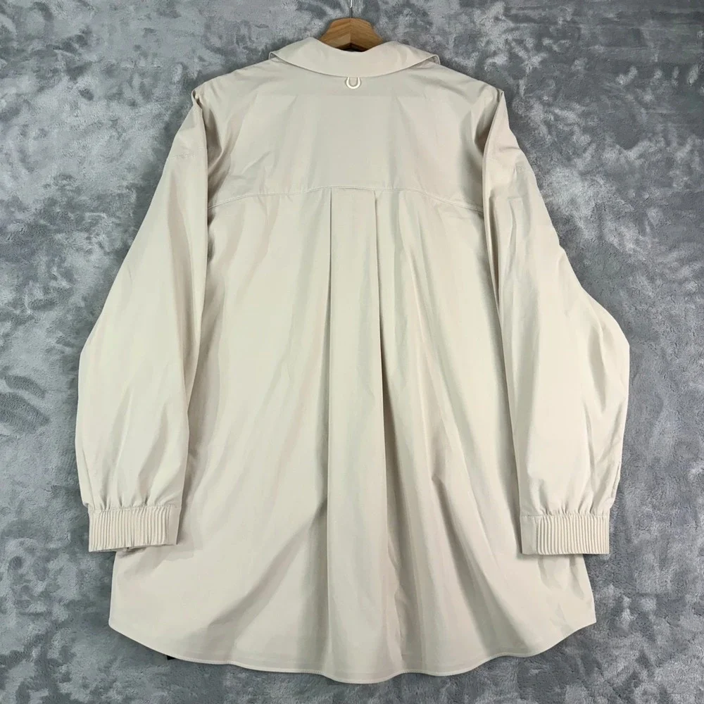 Nike 24.7 PerfectStretch Women's Large Dri-FIT Oversized Long-Sleeve Shirt NWT